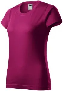 Damen einfaches T-Shirt, fuchsie, XL #702785
