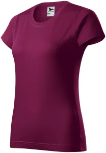 Damen einfaches T-Shirt, fuchsie, XL #702803