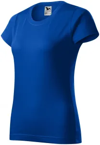 Damen einfaches T-Shirt, königsblau, XS