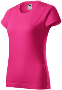 Damen einfaches T-Shirt, lila, S #374010