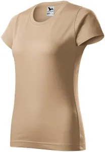 Damen einfaches T-Shirt, sandig, L #702739