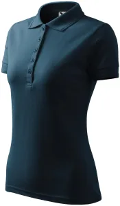 Damen elegantes Poloshirt, dunkelblau, XS