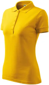 Damen elegantes Poloshirt, gelb, S