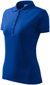 Damen elegantes Poloshirt, königsblau, 2XL