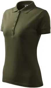 Damen elegantes Poloshirt, military, L
