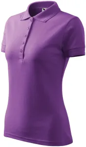 Damen elegantes Poloshirt, lila, XL