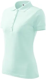 Damen elegantes Poloshirt, eisgrün, M