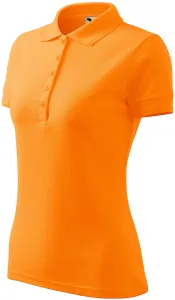Damen elegantes Poloshirt, Mandarine, 2XL