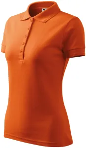 Damen elegantes Poloshirt, orange, XS