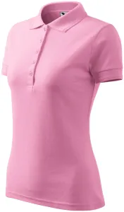 Damen elegantes Poloshirt, rosa, L #377647