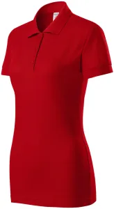 Damen eng anliegendes Poloshirt, rot, L