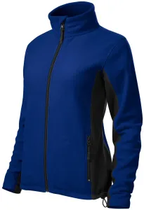 Damen Fleece-Kontrastjacke, königsblau, XL #379790