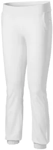 Damen Jogginghose mit Taschen, weiß, L #707374