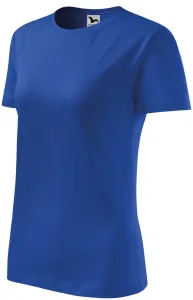 Damen klassisches T-Shirt, königsblau, XS