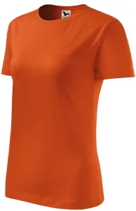 Damen klassisches T-Shirt, orange, S