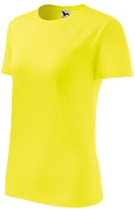 Damen klassisches T-Shirt, zitronengelb, M #702613