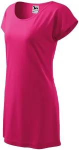 Damen langes T-Shirt/Kleid, lila, 2XL #704523