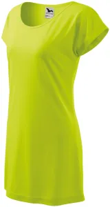 Damen langes T-Shirt/Kleid, lindgrün, S