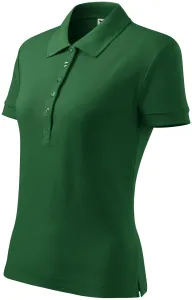 Damen Poloshirt, Flaschengrün, 2XL