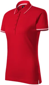 Damen Poloshirt mit kurzen Ärmeln, formula red, M