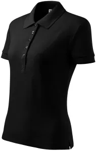 Damen Poloshirt, schwarz, 2XL #377370