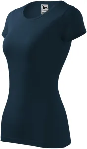 Damen Slim Fit T-Shirt, dunkelblau, XS #703304