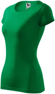 Damen Slim Fit T-Shirt, Grasgrün, 2XL
