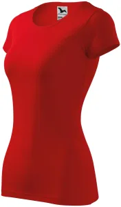Damen Slim Fit T-Shirt, rot, XL