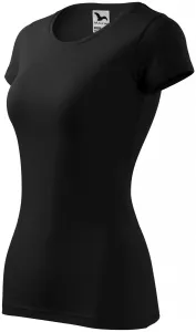 Damen Slim Fit T-Shirt, schwarz, 2XL