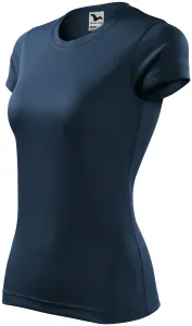 Damen Sport T-Shirt, dunkelblau, 2XL