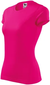 Damen Sport T-Shirt, neon pink, L