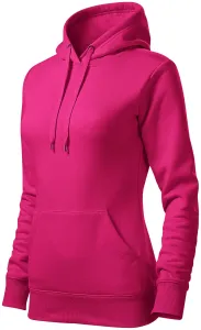 Damen Sweatshirt mit Kapuze ohne Reißverschluss, lila, 2XL #710085