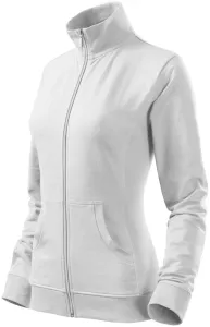 Damen Sweatshirt ohne Kapuze, weiß, XL