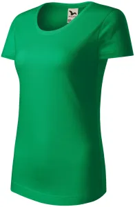 Damen T-Shirt, Bio-Baumwolle, Grasgrün, XS