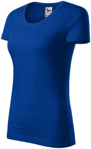 Damen T-Shirt, Bio-Baumwolle, königsblau, XL