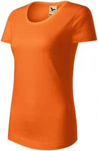 Damen T-Shirt, Bio-Baumwolle, orange, XS