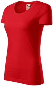 Damen T-Shirt, Bio-Baumwolle, rot, L
