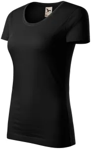 Damen T-Shirt, Bio-Baumwolle, schwarz, 2XL