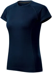 Damen-T-Shirt für den Sport, dunkelblau, S
