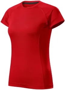 Damen-T-Shirt für den Sport, rot, 2XL