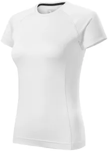Damen-T-Shirt für den Sport, weiß, 2XL
