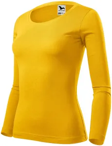 Damen T-Shirt mit langen Ärmeln, gelb, L
