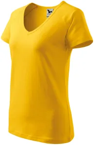 Damen T-Shirt mit Raglanärmel, gelb, 2XL