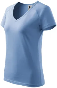 Damen T-Shirt mit Raglanärmel, Himmelblau, S