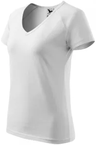Damen T-Shirt mit Raglanärmel, weiß, XS