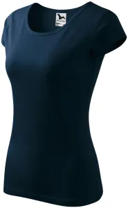 Damen T-Shirt mit sehr kurzen Ärmeln, dunkelblau, 3XL #375139