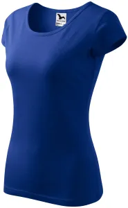 Damen T-Shirt mit sehr kurzen Ärmeln, königsblau, 2XL
