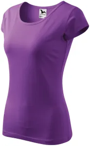 Damen T-Shirt mit sehr kurzen Ärmeln, lila, XL #375062