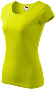 Damen T-Shirt mit sehr kurzen Ärmeln, lindgrün, S