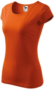 Damen T-Shirt mit sehr kurzen Ärmeln, orange, 2XL